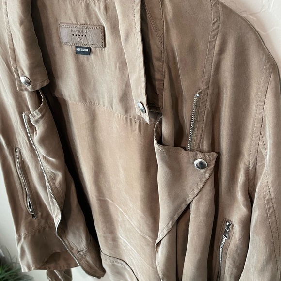Blank NYC Suede like brown Carmel biker moto jacket Small - Picture 3 of 5